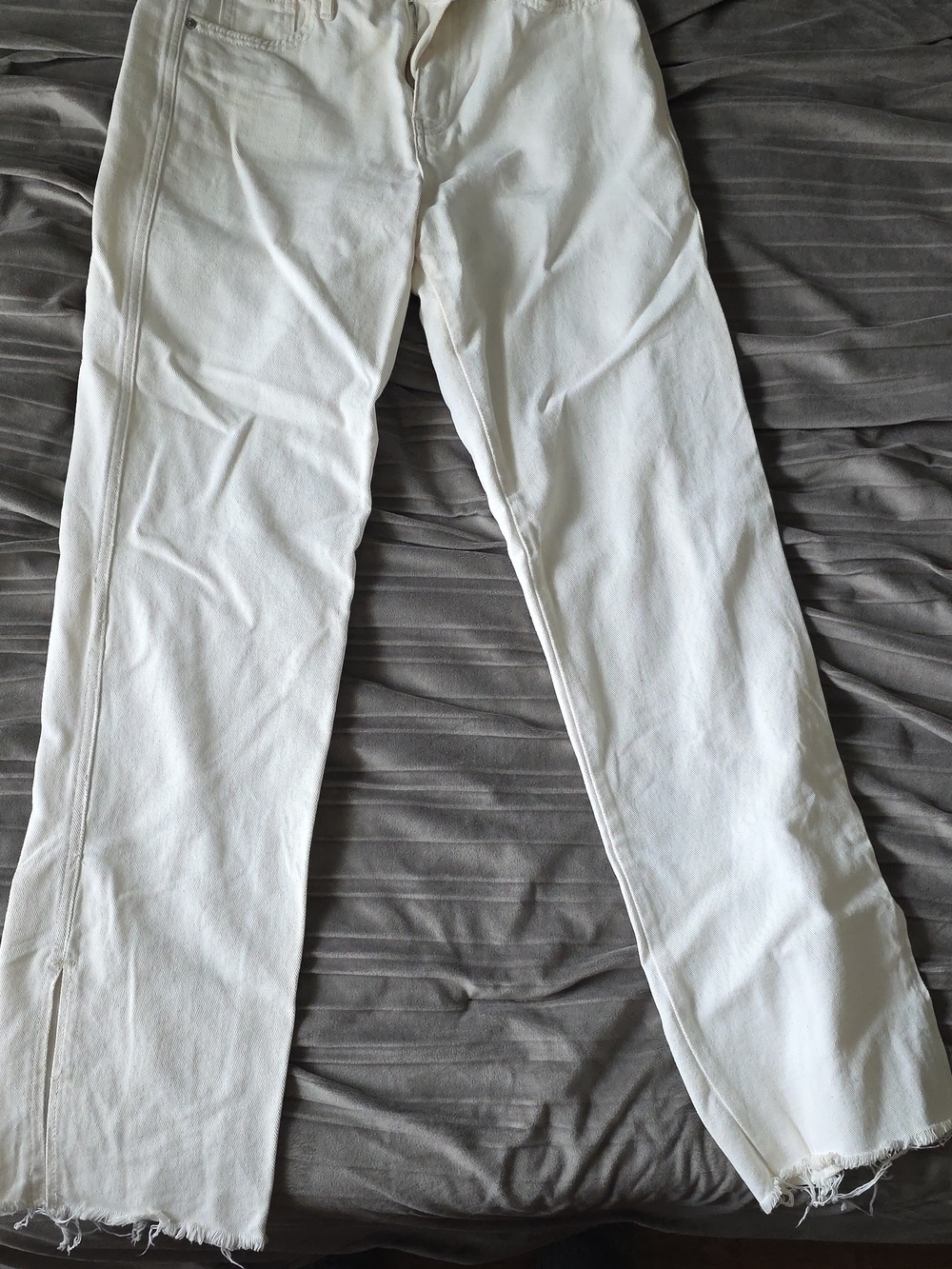 Zara White Women Chinos